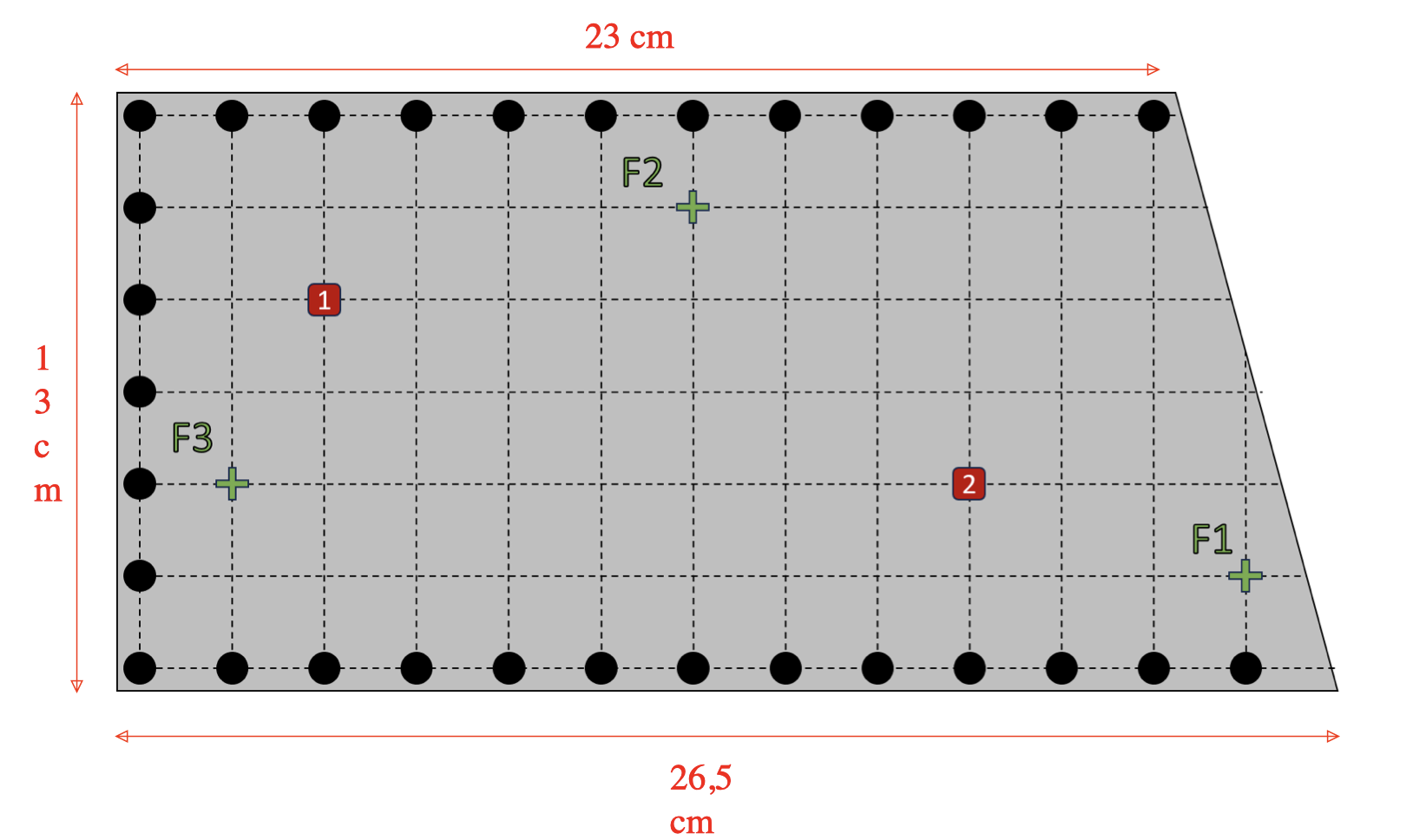 test case metal plate